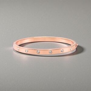 Kate Spade Set In Stone Rose Gold Bangle Bracelet